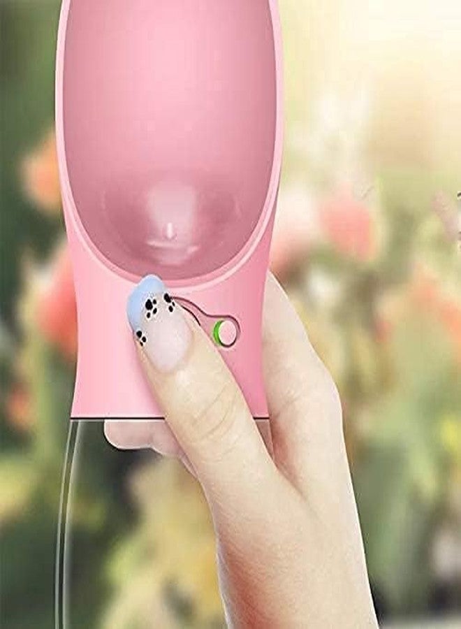 LAYZOO Dog Water Bottle, Leak Proof Portable Puppy Water Dispenser Drinking Feeder Pet Care Cup for Outdoor Walking, Hiking, Travel (350ml) - Image 3